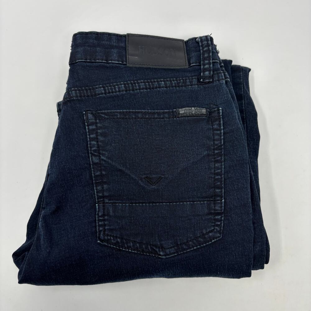 Hudson Womens Sz18 Blue Dark Wash Katie 5 Pocket Design Jeans